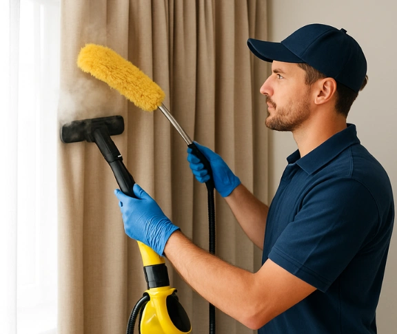 Trusted residential curtain cleaning technician Matty Curtain Cleaning regent-vic QLD