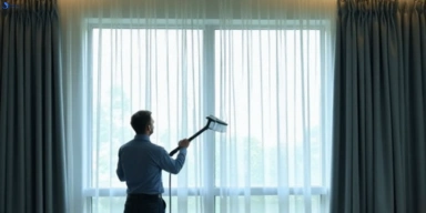 Commercial drapes cleaning service regent-vic hotels offices